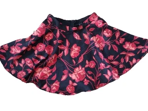 Schwarz und rot Windsor Blumen Rock Größe 7 - Bild 1 von 6