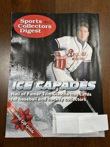 Copertina Sports Collectors Digest Tom Glavine Atlanta Braves 12/1/'25 Vol 54 #17 - Foto 1 di 6