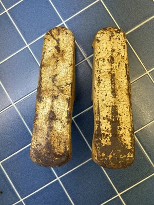 Par de protectores de parachoques delantero vintage VW Bus 1959-1967 Volkswagen Foto 1 de 4