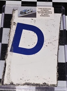 CHRIS BUESCHER RACE USED COMPOSITE 2024 MARTINSVILLE #17 BUILD SUBS NASCAR CB05 - Bild 1 von 1