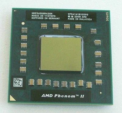 AMD Phenom II P960 CPU Quad-Core 1.8 GHz 2M 1800 MHz Socket S1 (S1g4) Processor - Image 1 of 4