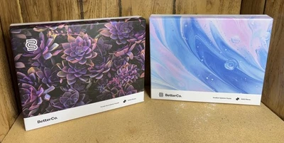 2 Jigsaw Puzzle BetterCo 1000 Piece Flowers Purple Succulent Gradient Splatter - Image 1 of 4