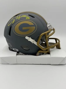 Clay Matthews Signed Speed Green Bay Packers Slate Mini Helmet COA Holo - Photo 1 sur 1
