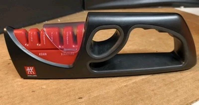 Compact 4-Stage Knife Sharpener with Non-Slip Base - Effortless Edge Restoration - Image 1 of 3