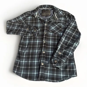 ThirtyTwo Mens Medium Flannel Button Up - Picture 1 of 8