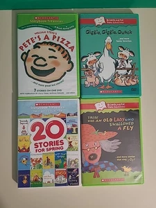 Scholastic Video Collection DVD Lot - 20 Stories For Spring Pete's A Pizza, More - Picture 1 of 2