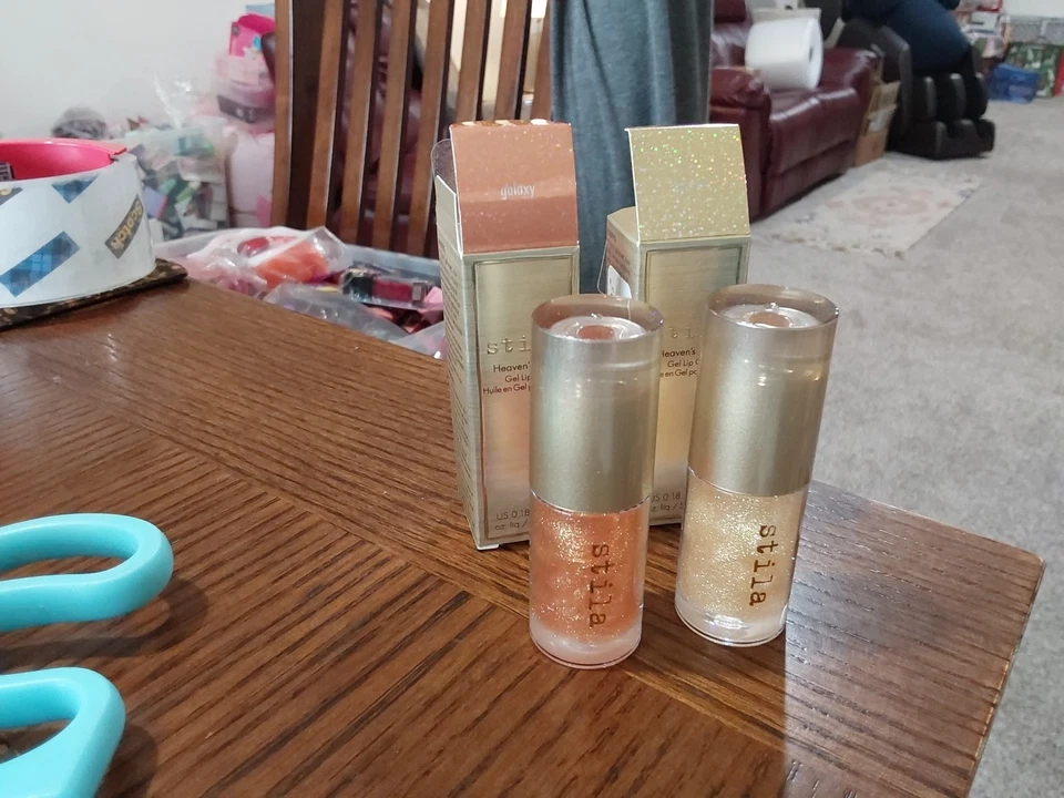 LOT/2 STILA HEAVEN'S DEW GEL LIP OIL in GALAXY & STARDUST FL SZ NIB FREE SHIP! - Image 1 of 1