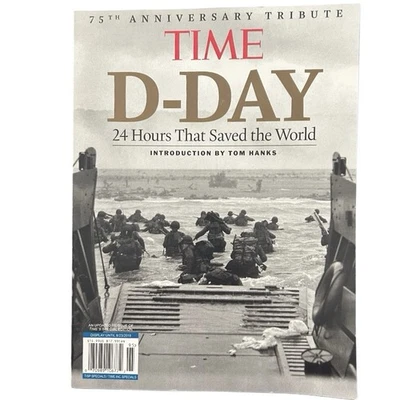 Time Magazine D-DAY 75th Anniversary Tribute Introduction By Tom Hanks 8/2019 Foto 1 de 4