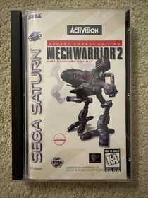 Mechwarrior 2 (Sega Saturn, 1997) Complete Mint w/ Manual and Registration Card