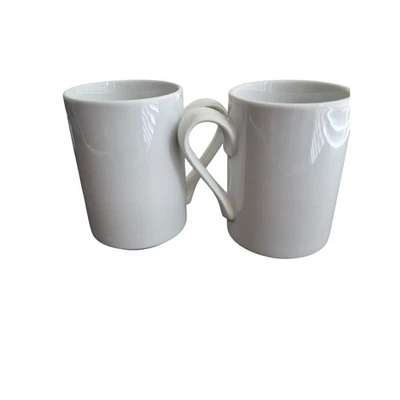 Dansk Bisserup белый кофе кружка бистро чашка Таиланд снят с производства винтажный набор 2 - Изображение 1 из 4