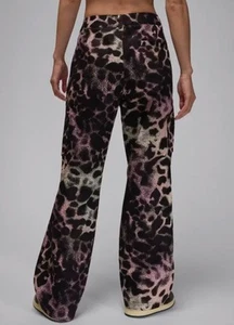 Nike Jordan Chicago Printed Denim Pants Beyond Pink Womens Size S FV7194-601 - Picture 1 of 16
