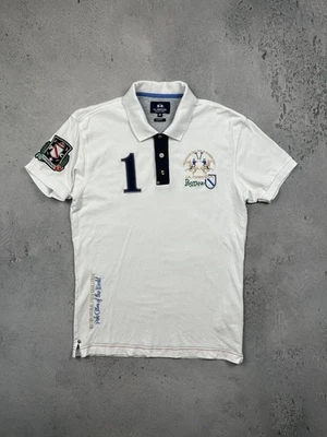 La Martina Positano Embroidered Polo Shirt White Italian - Image 1 of 4