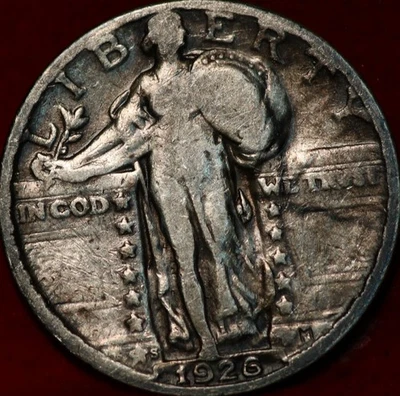 1926-S San Francisco Mint Silver Standing Liberty Quarter - Image 1 of 2