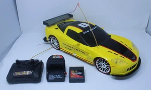 New Bright RC Yellow 2006 Chevy Corvette C6R Sport Car Radio Control TESTED (2) - Picture 1 of 14