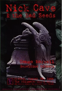 NICK CAVE & THE BAD SEEDS-CONGO NORVELL poster San Francisco Fillmore F158 - Picture 1 of 1