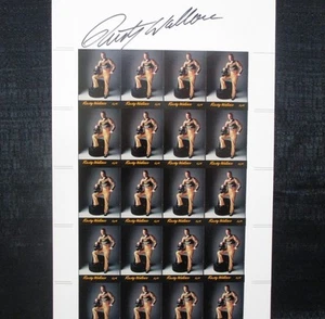 Rusty Wallace Signed Nascar Uncut Sheet Of Cards JSA H87096 - Picture 1 of 1