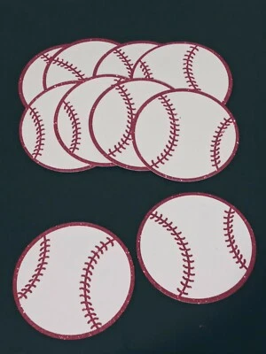 10 Baseball Foam 7" Party Favors Decorations Sports Recuerdos Decoracion Beisbol - Image 1 of 3