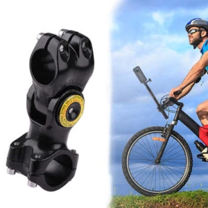 Motorcycle Bicycle Handlebar Fixture Mount Camera Bracket Adapter (Black) - Picture 1 of 7