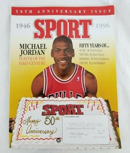 Sport Magazine Michael Jordan Bulls 50th Anniversary September 1996 - NICE!!! - Bild 1 von 4