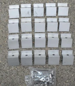 20 Unirac C klare Endmontage Klemmen 34-36 mm1,34-1,42" SOLARPANEL 302003C/320014 - Bild 1 von 1