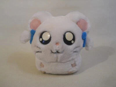 Vintage 2002 Anime Bijou Ham-Ham plush Hasbro toy blue bows 6" toy - Image 1 of 3