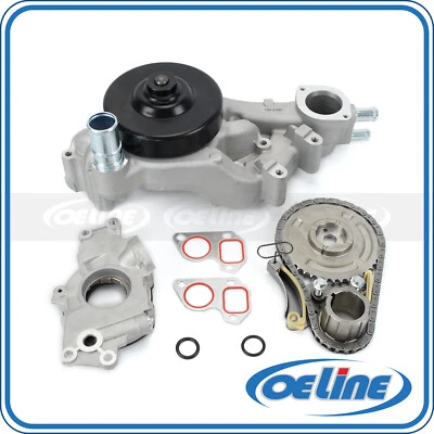 Kit de cadena de distribución bomba de agua de aceite para Chevrolet Camaro V8 2010-2015 6,2 L 6162 cc Foto 1 de 4