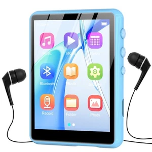 ZAQE 64GB MP3 Music Player Bluetooth 5.3, 2.4" Full Touch Screen Space Blue - Picture 1 of 7