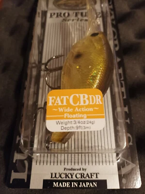 Lucky Craft "Flat CB DR" Pro Tune Series # 24g  AG Golden Shiner - Bild 1 von 4