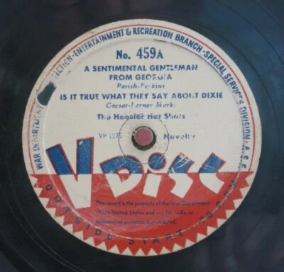Woody Herman / Charlie Barnet 78 RPM / Bluest Blues / VDISC No.459 (66-0225-MT) - Bild 1 von 4