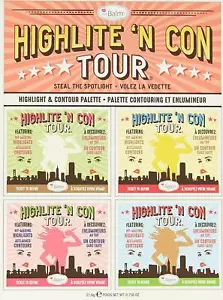 THE BALM COSMETICS HIGHLIGHT/HIGHLITE 'N CON CONTOUR GESICHTSPALETTENSET BRANDNEU IN VERPACKUNG - Bild 1 von 6