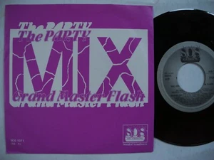GRANDMASTER FLASH The Party Mix part 1 + 2 45 7" single 1981 Sweden EX+ - Imagen 1 de 2
