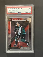 1997 Zenith Z Team Paul Kariya Red PSA 9 Mighty Ducks 🔥