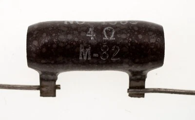 Ohmite 4 ohmios, 8 vatios, 1503 Brown Devil vítreo resistencia esmaltada, lote de 5 Foto 1 de 3