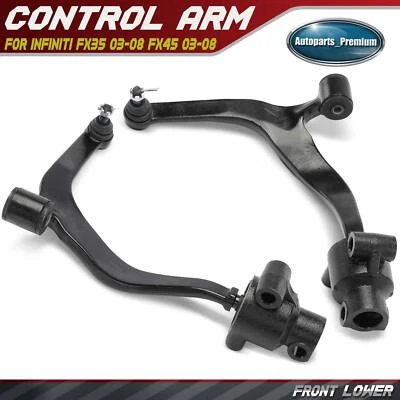 2xFront Lower Control Arm & Ball Joint Assembly for INFINITI FX35 FX45 2003-2008 - Image 1 of 4