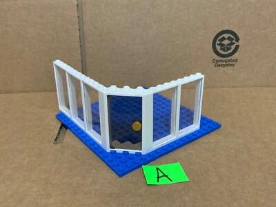 LEGO Marco de Puerta Blanco 4x4x6 Esquina 28327 Marco 60599 + Puerta de Vidrio CANTIDAD 12 Foto 1 de 4