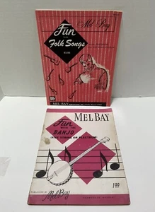 Posten 2 Vintage Mel Bay "Spaß mit" Büchern - Banjo (1962), Volkslieder (1970) - Bild 1 von 7