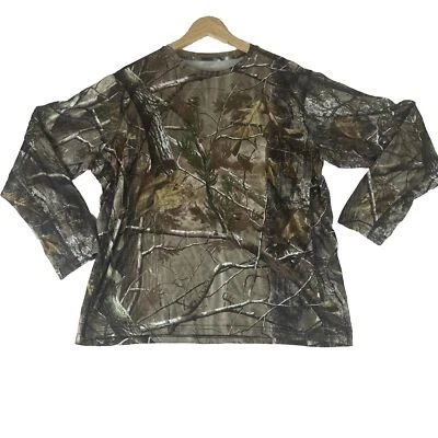 Y2K Realtree AP Hardwood  Size XL Long Sleeve Performance Shirt Hunting - Image 1 of 4