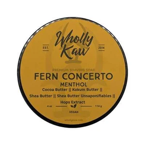 Fern Concerto Menthol Shaving Soap (Vegan) - by Wholly Kaw (Used) - Picture 1 of 2