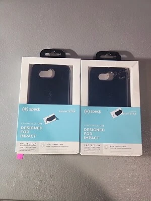 2 New Speck Presidio LITE for Alcatel Tetra Case Black designed for Impact - Image 1 of 3