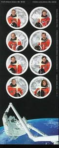 Canada Stamps Full pane of 8, Canadian Astronauts, #1999 MNH - Picture 1 of 1