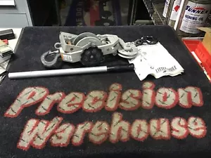 LITTLE MULE 202WNB HOIST PULLER - SINGLE LINE 1500/DOUBLE LINE 3000 Aluminum New - Picture 1 of 10