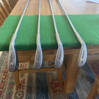 Lady Macgregor Round Sole Iron Set RH Steel Multi Step L Flex Shafts Golf Pride - Image 1 of 4