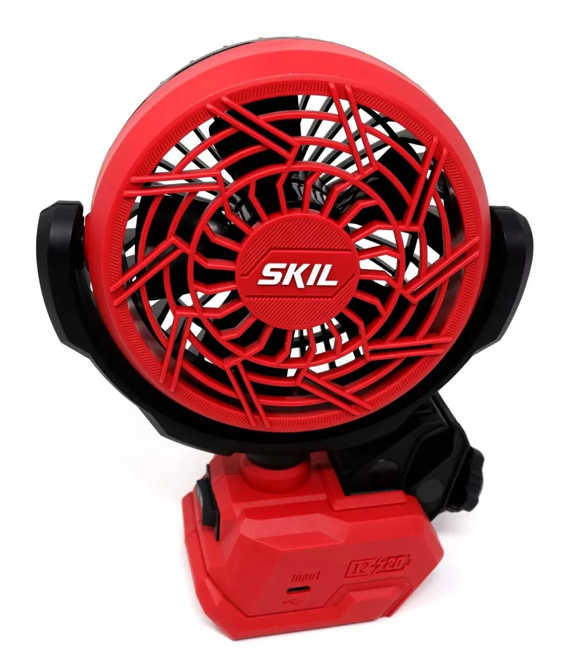 VENTILADOR DE ABRAZADERA SKIL PWRCORE FN0400D-00 12V/20V INALÁMBRICO SIN ESCOBILLAS 4" 2 VELOCIDADES - ¡NUEVO! Foto 1 de 1
