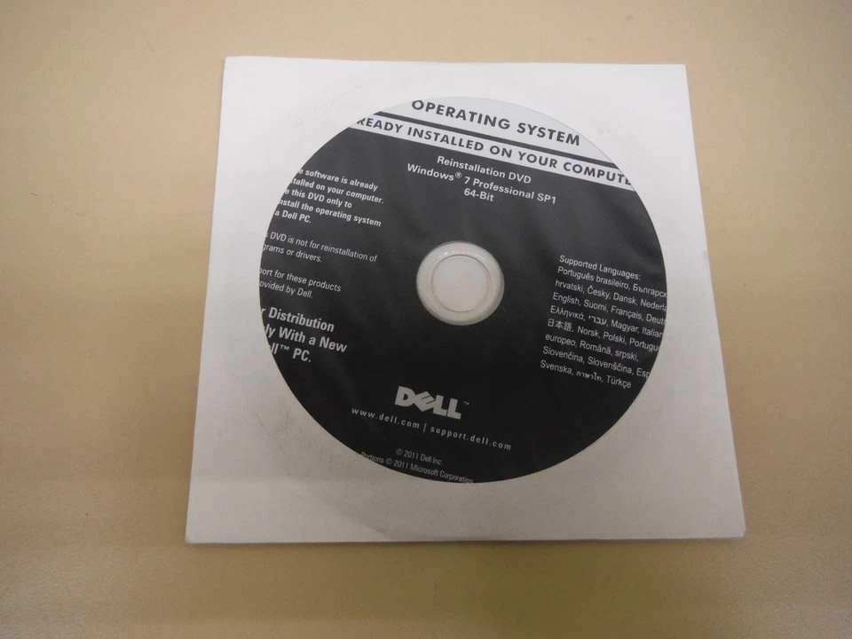 Microsoft Windows 7 Professional 64bit Operation System CD disk - Image 1 of 1