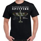 Supermarine Spitfire Color Blueprint Men's T-Shirt