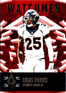 2016 PANINI PHOENIX WATCHMEN RED CHRIS HARRIS CARD #WM-CH BRONCOS /399 - Picture 1 of 2