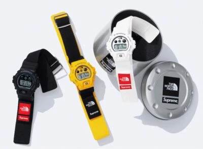 Supreme The North Face G-SHOCK Watch Yellow Black White 2022 FW Collaboration JP - Image 1 of 2