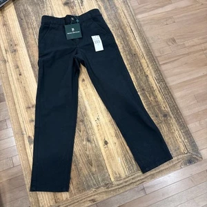 Brooks Brothers Dress Pants Boys sz 8 Khaki Brown Button Zip 100% Cotton - Picture 1 of 4