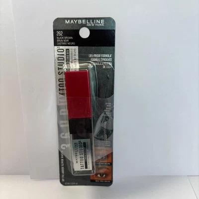 Gel para peinar cejas Maybelline Tattoo Studio, 262 negro marrón Foto 1 de 2