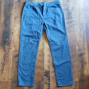 GAP Men's Super Soft Stretch Twill 5 Pocket Slim Fit Pant 34x30 Blue Slack - Picture 1 of 11
